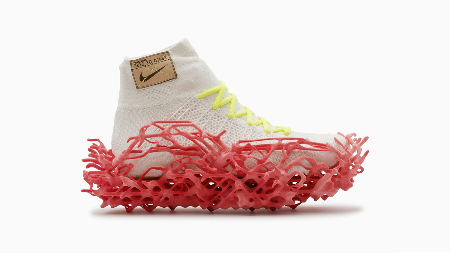 3D grown Nike shoe from the experimental series