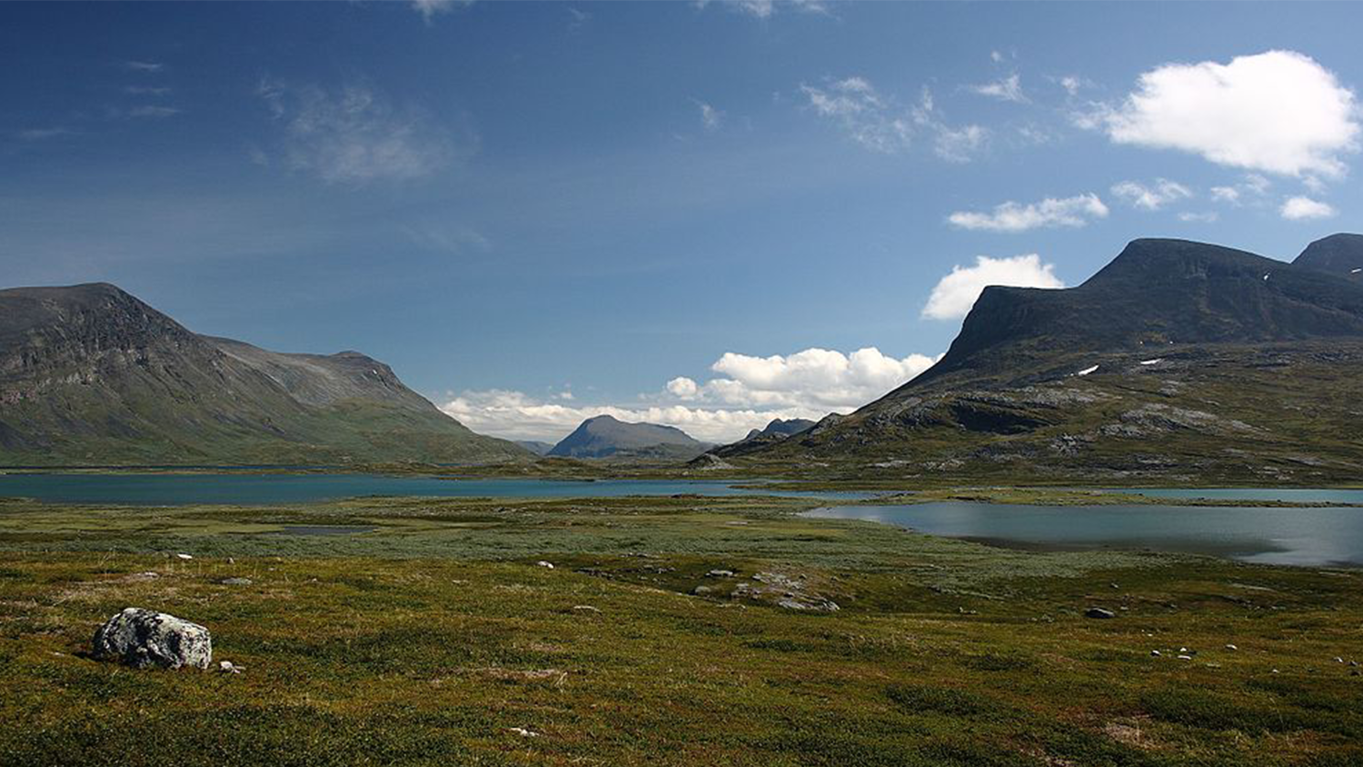 View from the Kungsleden, Sweden trail