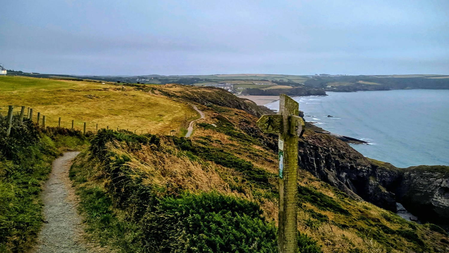 A glimpse of the Pembrokeshire Coast Path, Wales