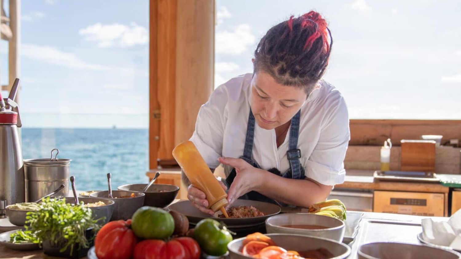 A dinner to remember with Carolina Bazán on Christmas Day at Once Upon a Table at Soneva Resorts.