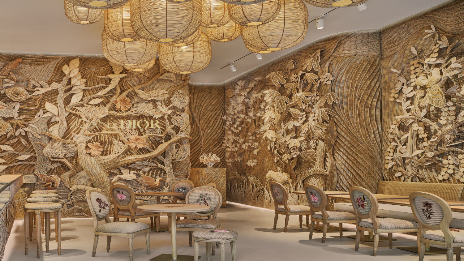 Inside Dior's Gold House and Café Dior by Mauro Colagreco in Bangkok