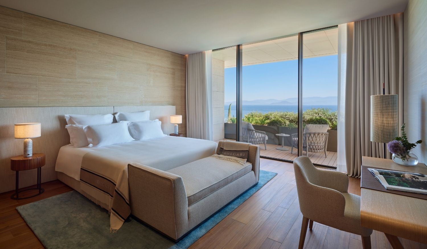 Bodrum Mansion’s master bedroom.