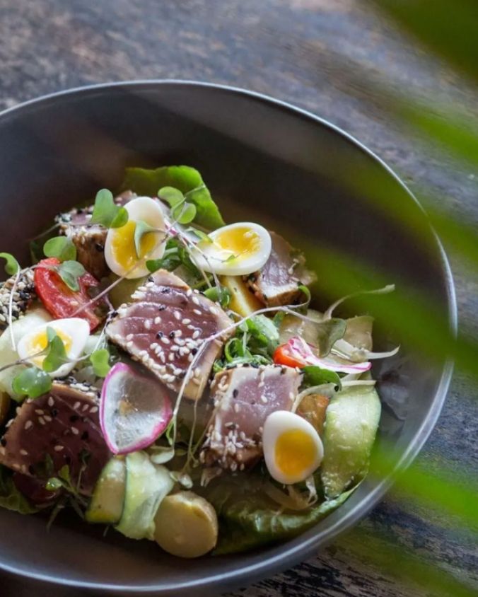 Fresh salad is one of the club’s favourite go-to healthy bowl.