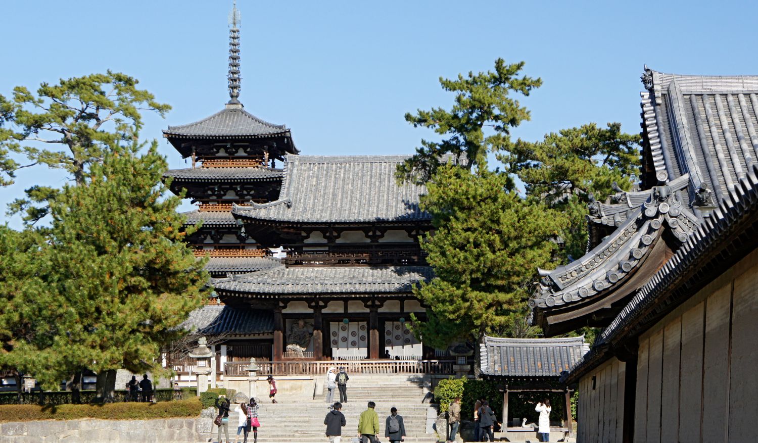 Horyu-ji Buddhist Monuments, Japan