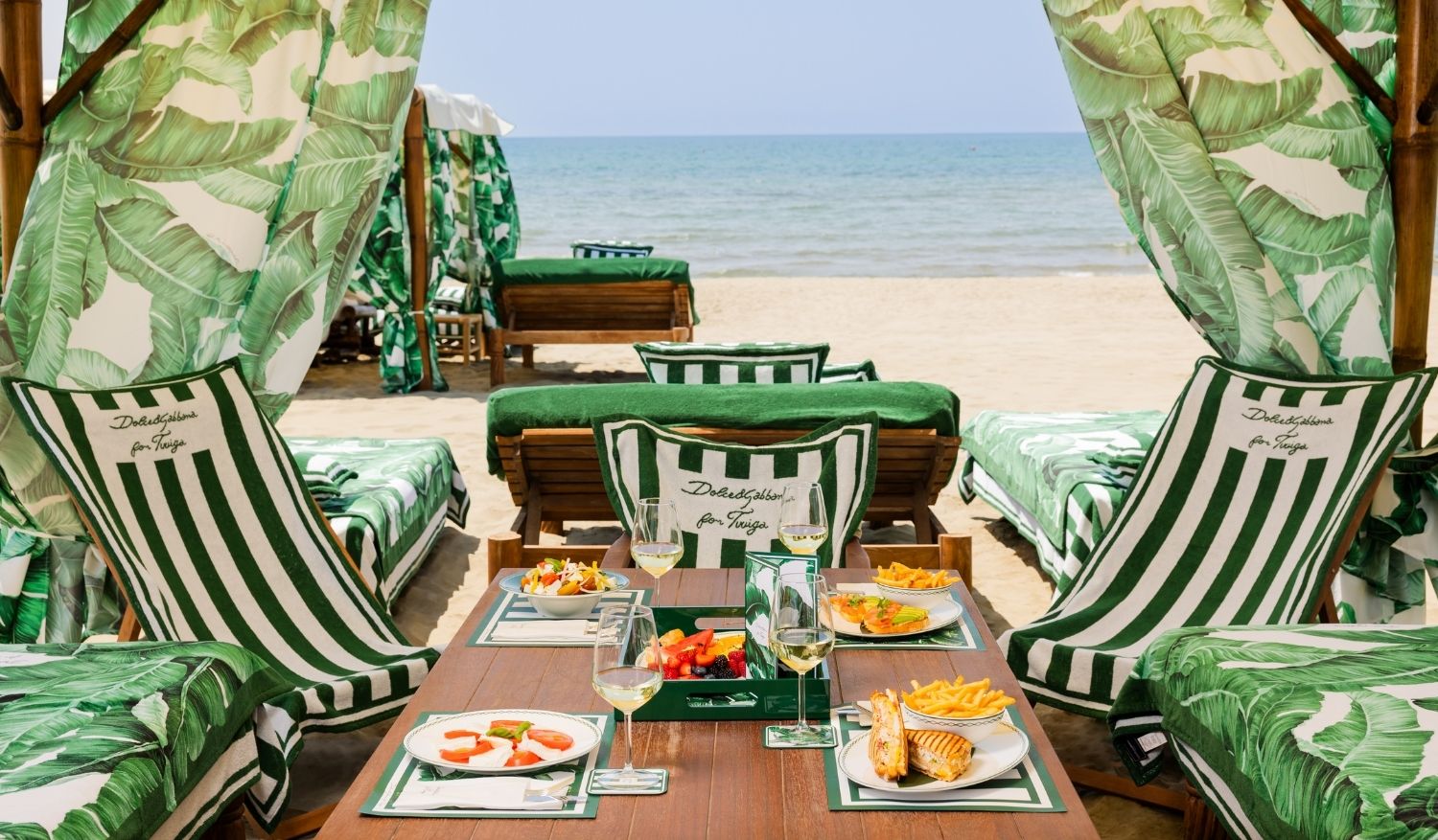 Lush, tropical escape-inspired Dolce & Gabbana's summer pop-up takeover at Twiga.