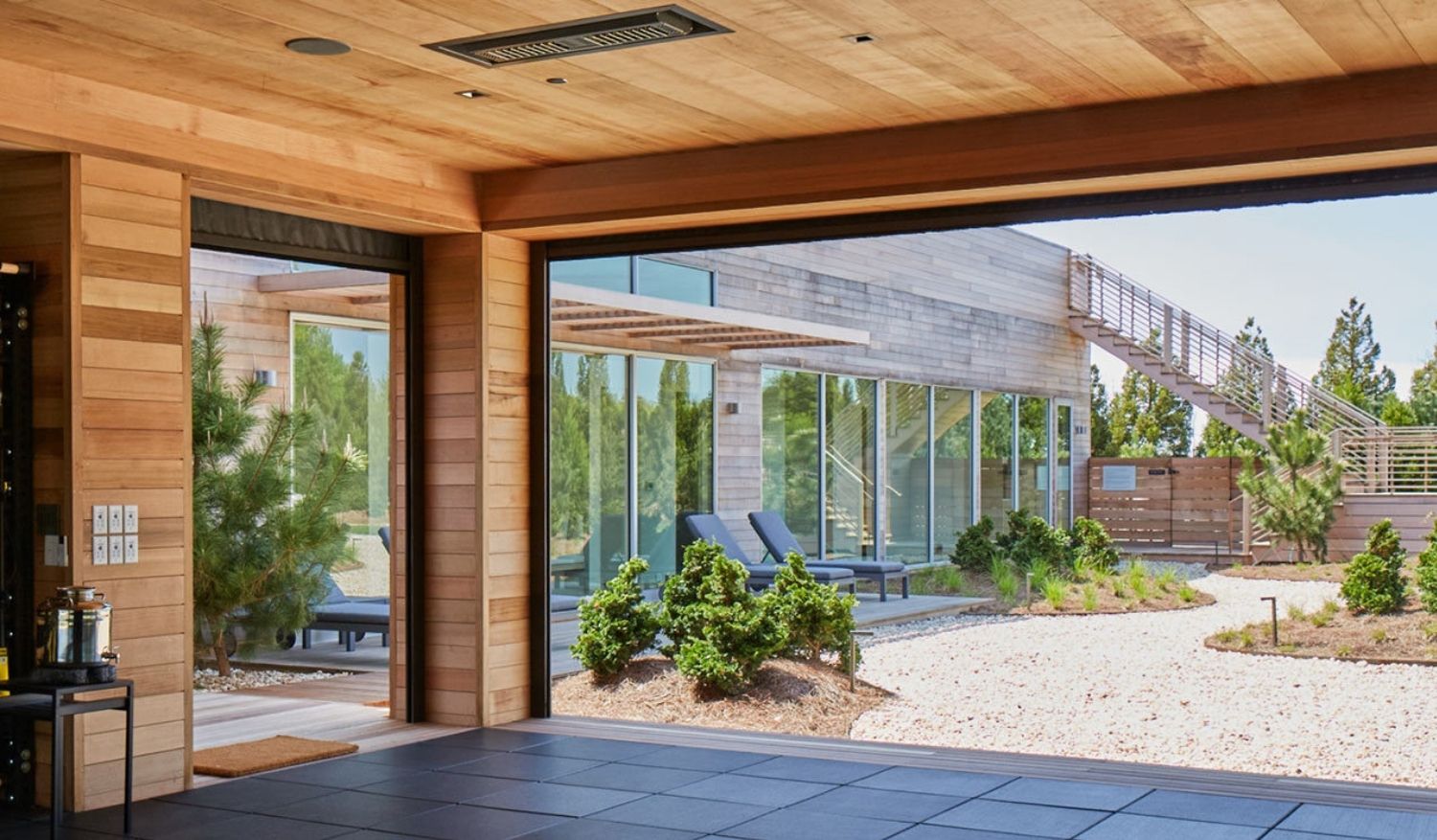 The American remote wellness retreat has a very zen-like ambiance throughout the place.