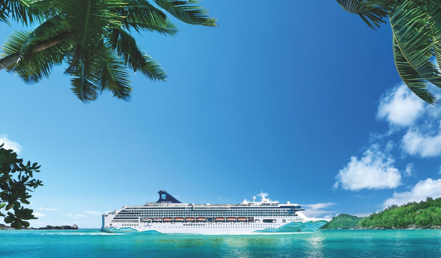 The Norwegian Cruise Line arrived at French Polynesia.