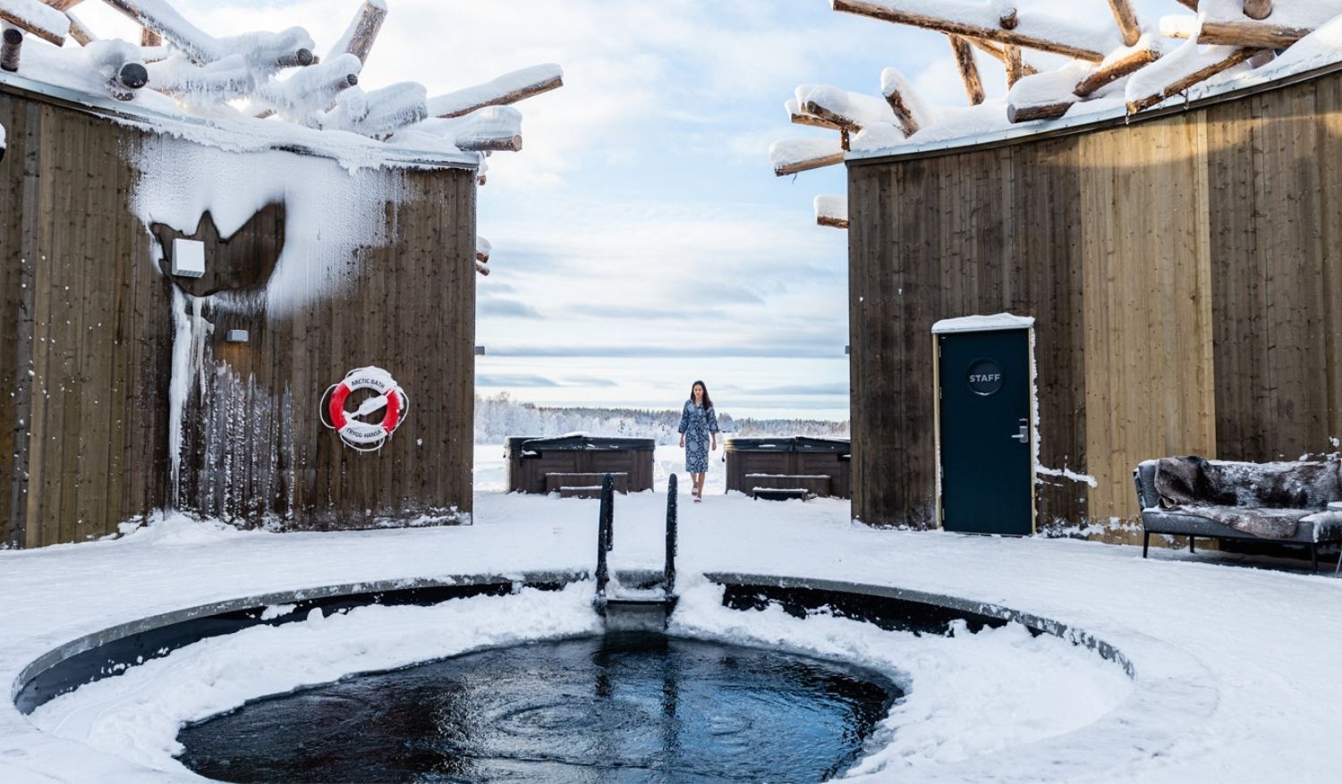 The Swedish remote wellness retreat’s most popular feature is its cold bath in winter.
