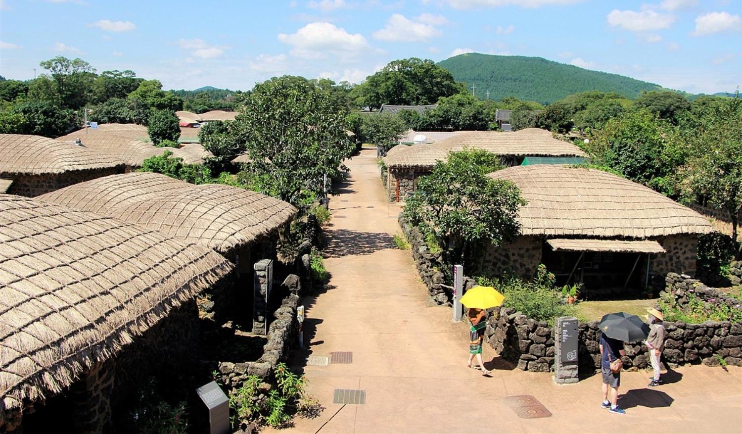 The village evokes the island’s shamanistic traditions and spiritual heritage.