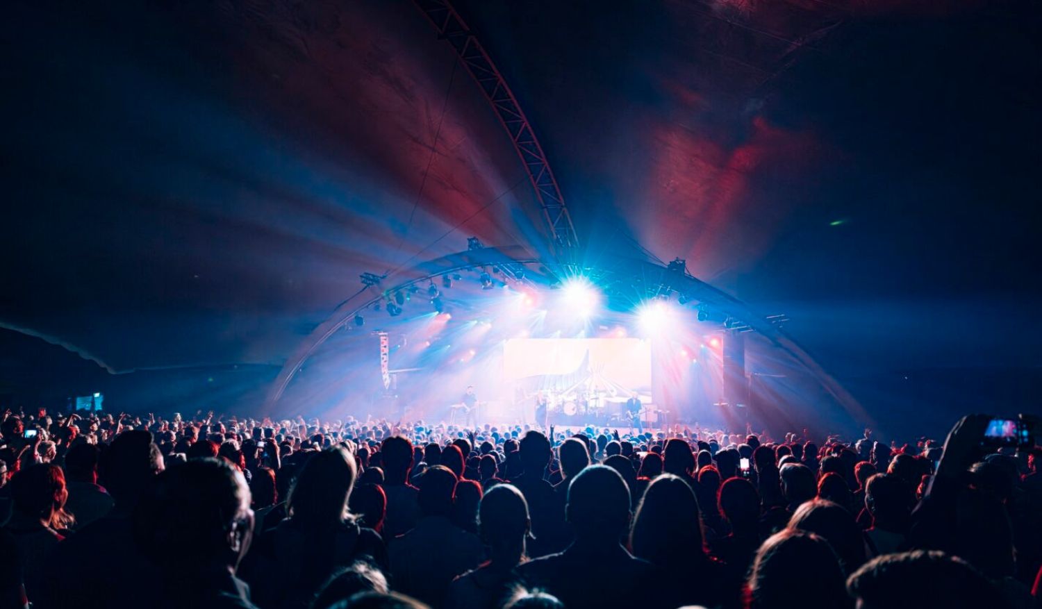 Finlandia Hall hosting concerts.