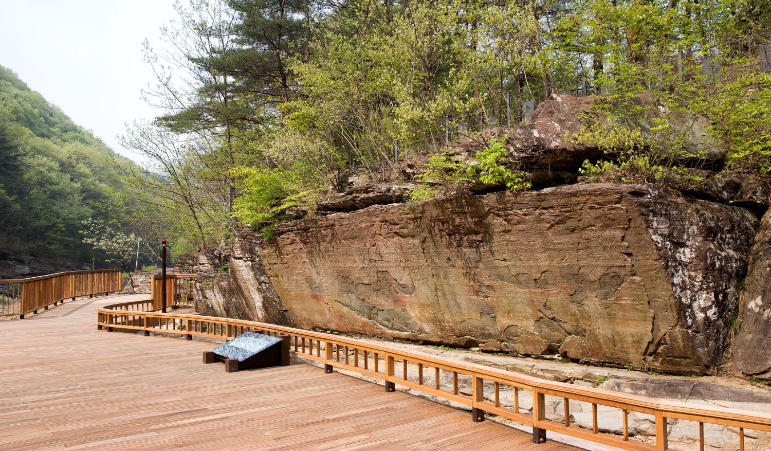 Petroglyphs along the Bangucheon Stream, South Korea.