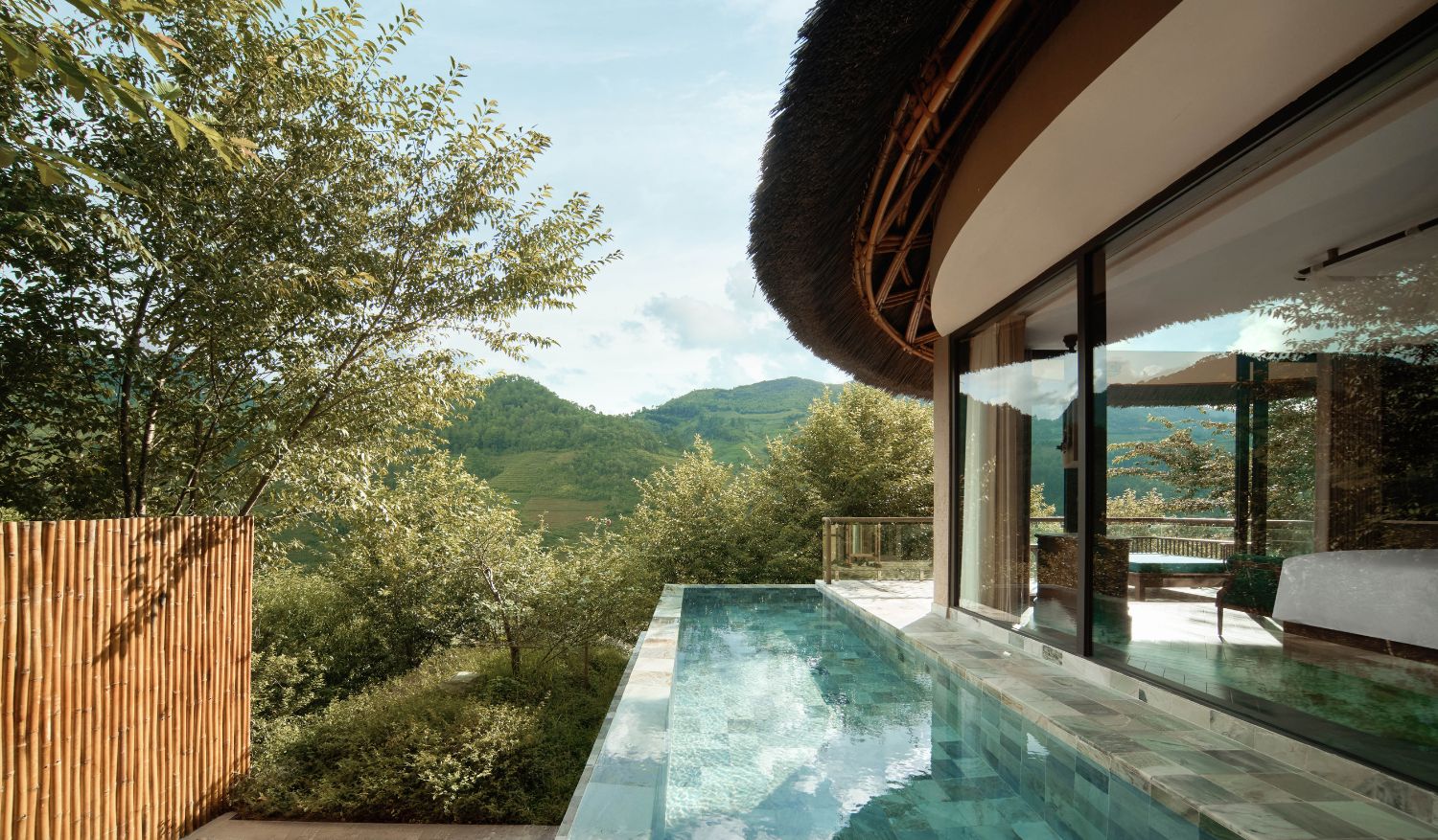 Take cold plunges at one of the resort’s suites.