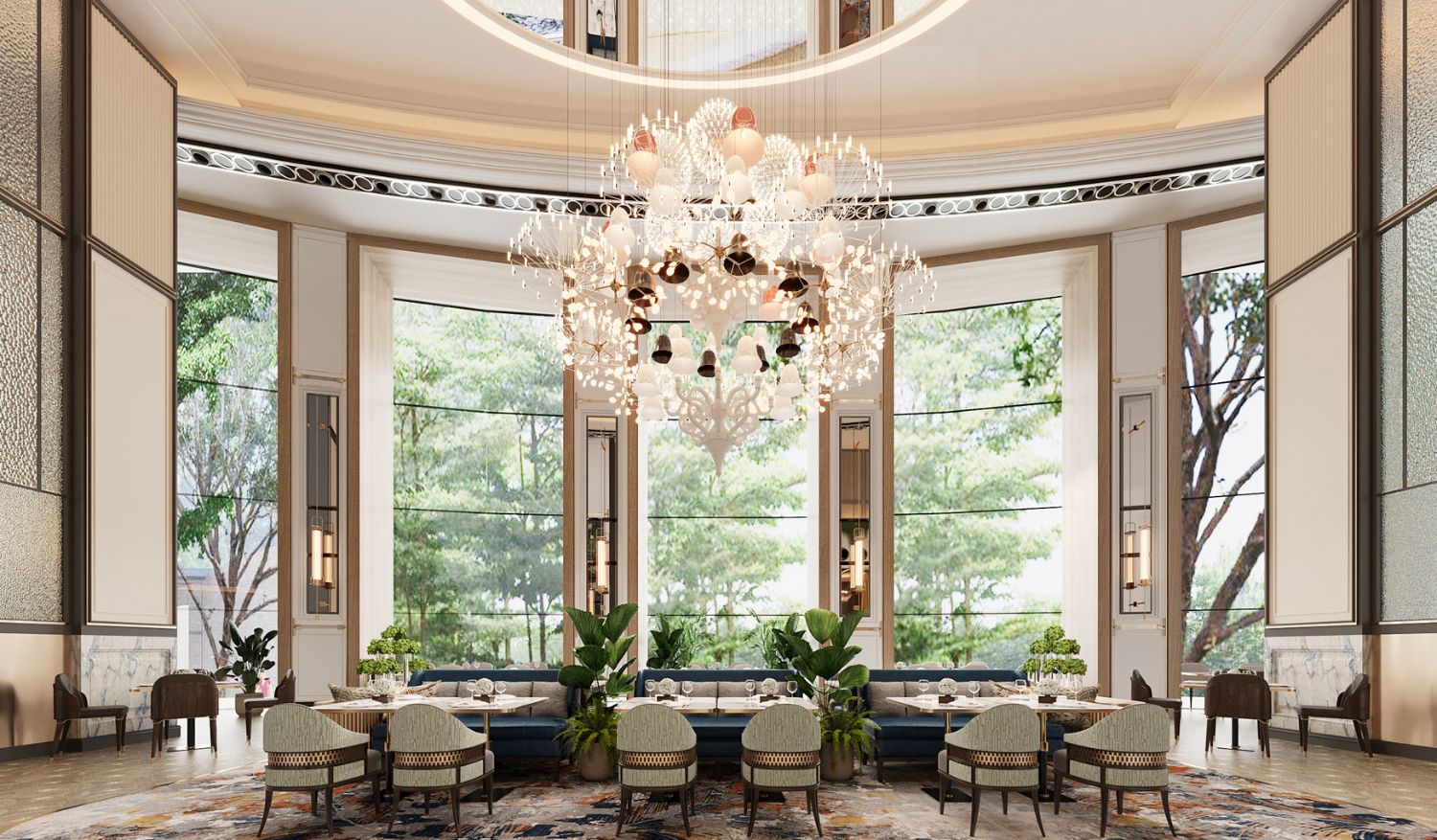 The Astor Grill at St. Regis Singapore.