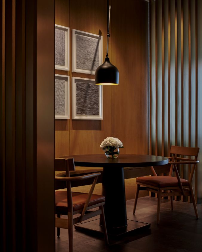 The Park Suite dining space at Park Hyatt Kuala Lumpur.