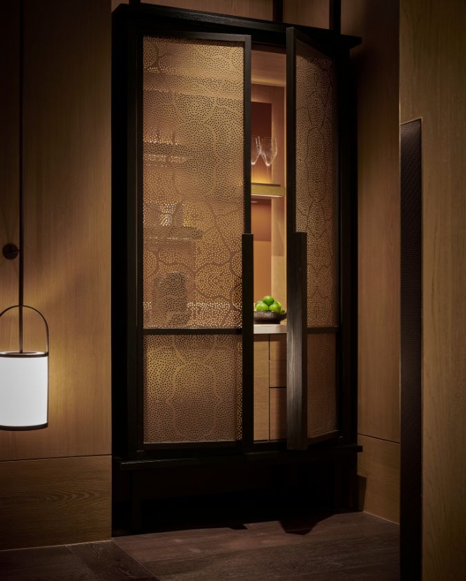 The Park Suite minibar at Park Hyatt Kuala Lumpur.