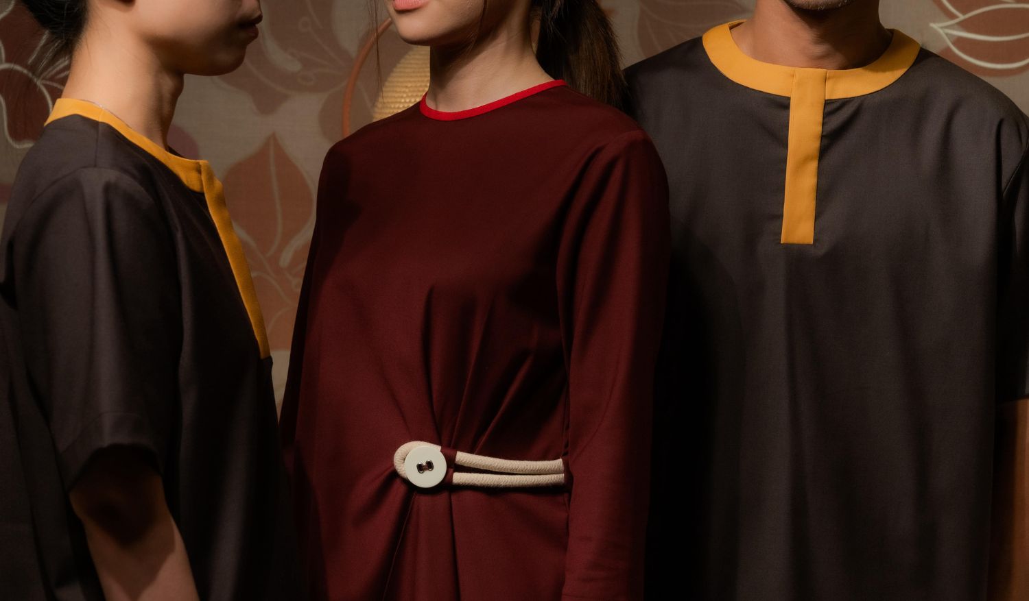 The chic uniforms designed by cult Thai label Vickteerut for The Standard, Pattaya Na Jomtien.