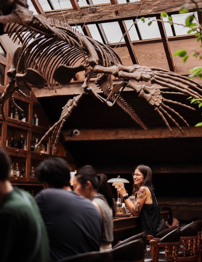 Enjoy yourself at this quirky museum-bar hybrid.