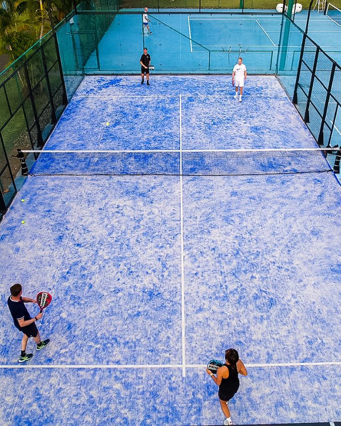 One of Club Med’s padel courts.