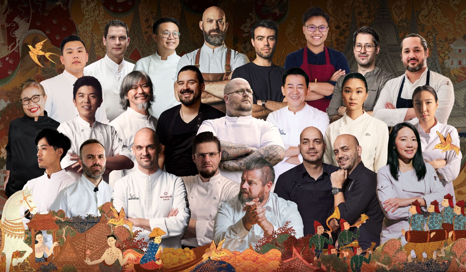 Some of the top world-renowned chefs that will gather to serve culinary delights.