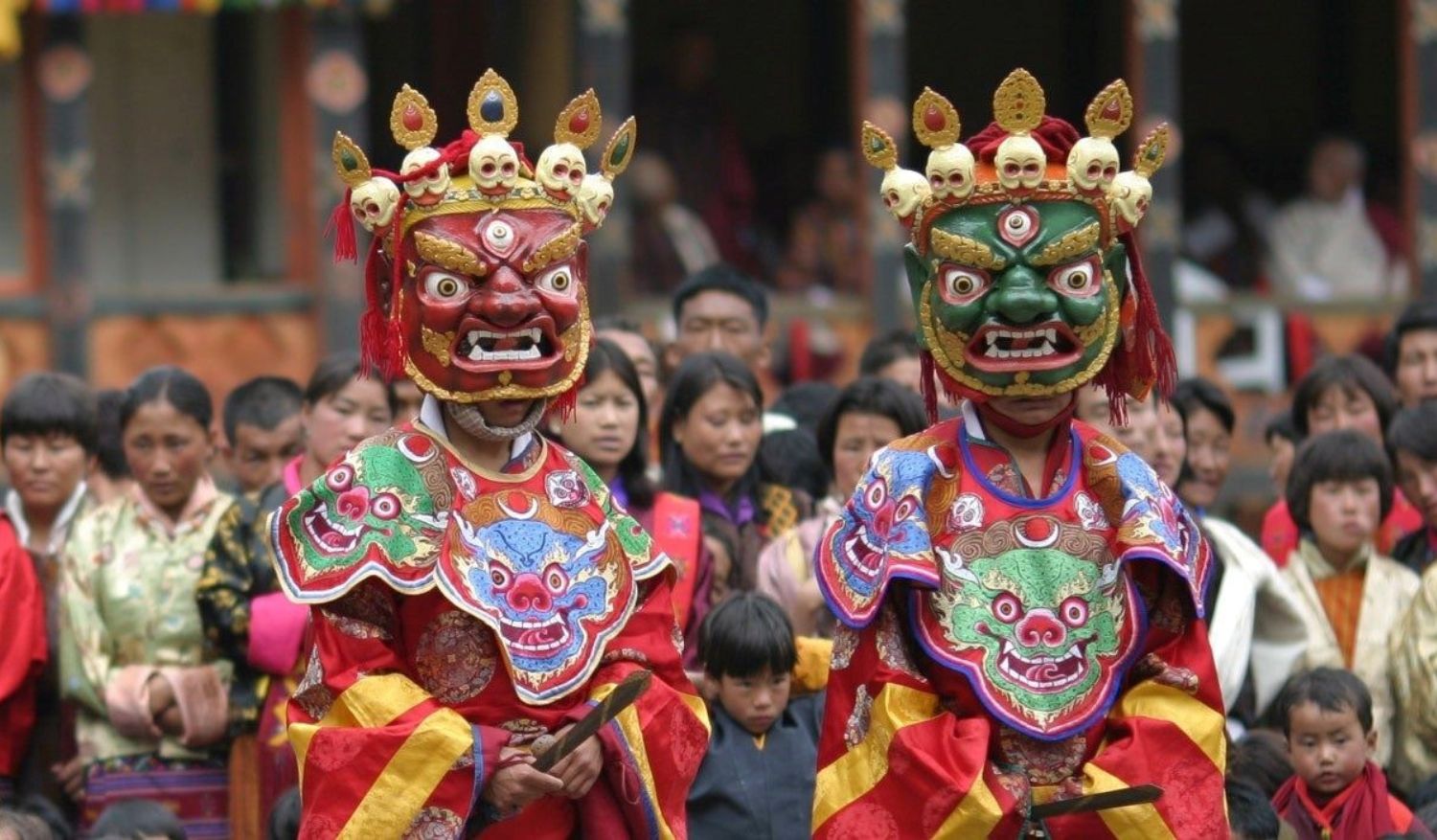 Thimphu Festival is not staged for tourists. (Photo: Amedewa Tours and Trek)